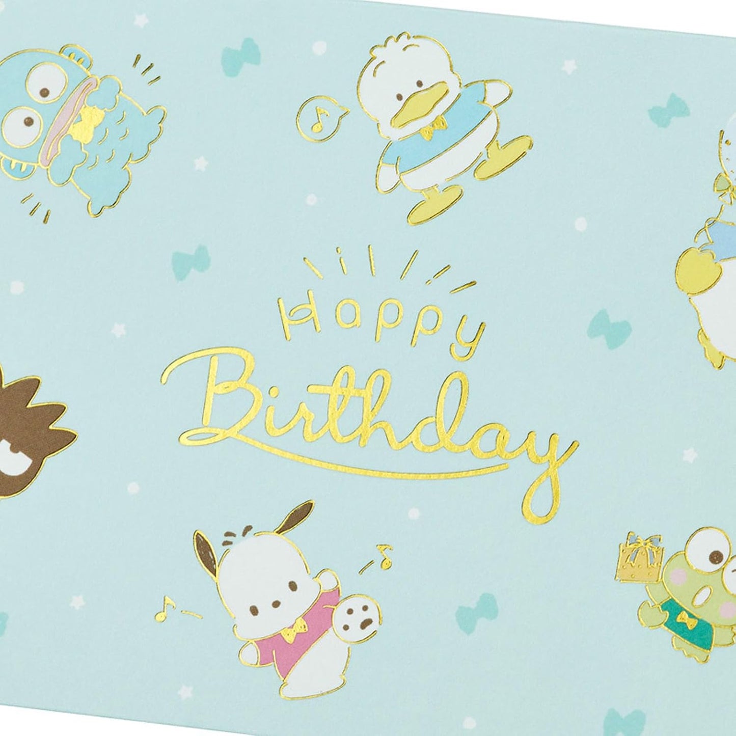 Sanrio Greeting Card Message Card Birthday Celebration Happy Gang V Everyone's Party BD264-5 614556