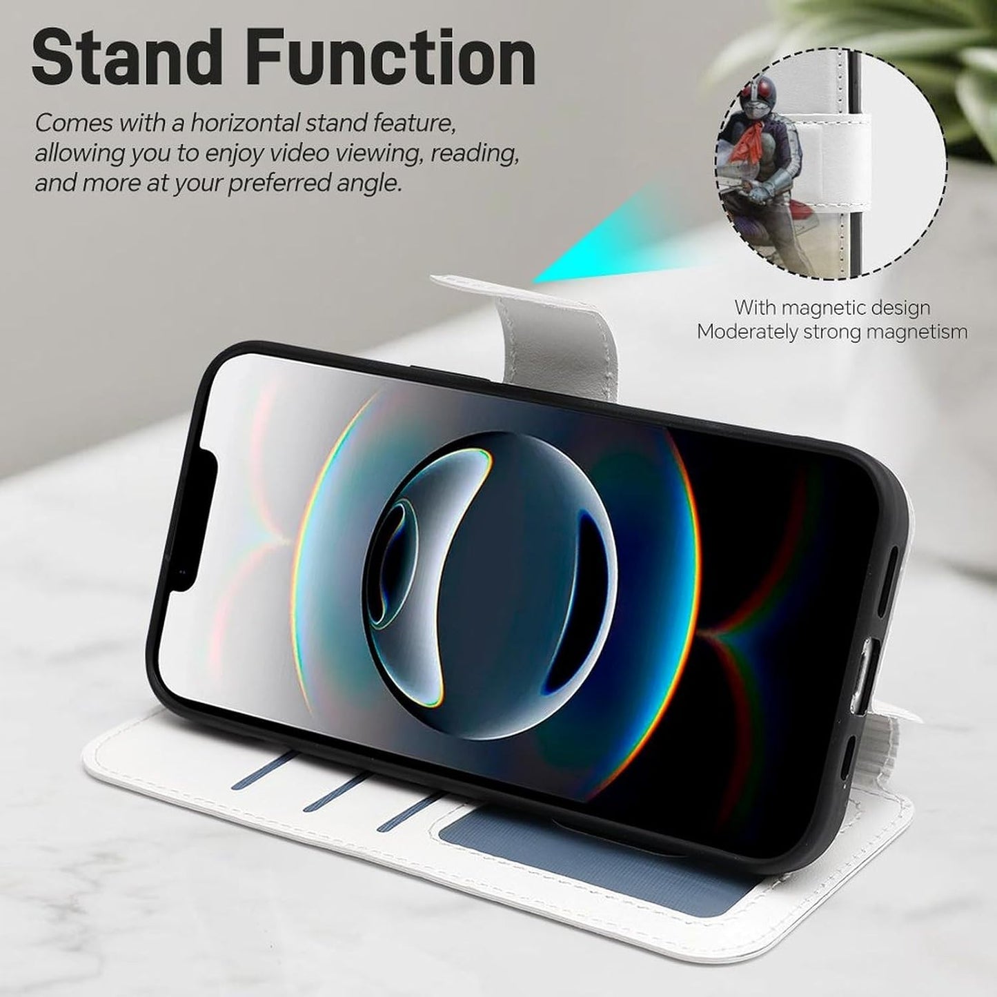 iPhone 16 E用ケース 手帳型 仮面ライダー アイフォン16用ケース 財布型 カード収納 おしゃれ スマホケース 携帯ケース スタンド機能