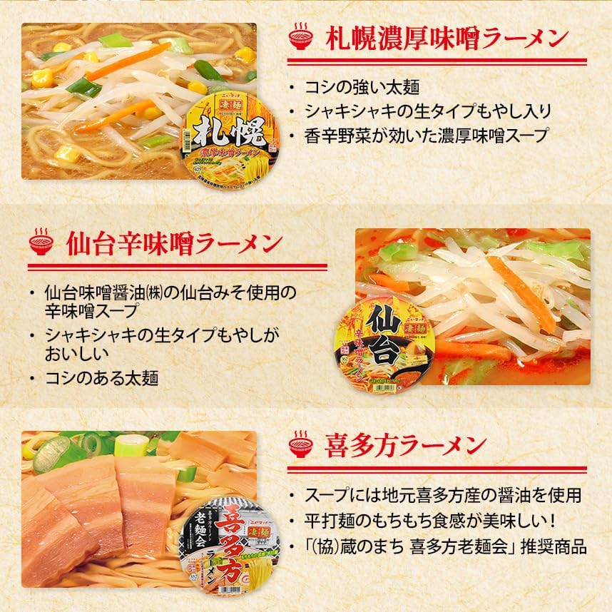 Kastmer New Touch Yamadai Awesome Noodles Set of 12 Types