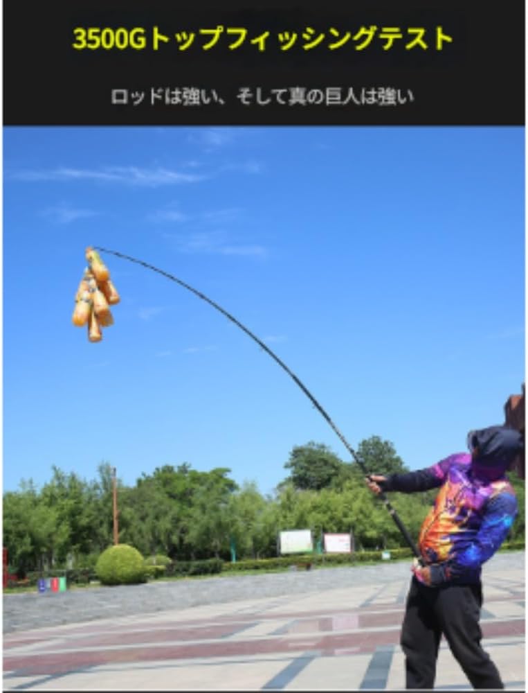 Carbon Rod Long Casting Rod Fishing Rod Heavy Ideal for Large Fishing Black Thunder Rod Lightweight