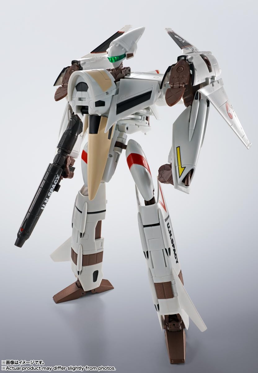 BANDAI SPIRITS HI-METAL R Macross Flash Back 2012 VF-4 Lightning III Flash Back 2012 Flash Back 2012 - Approximately 5.9 inches (150 mm), Die Cast & PVC & ABS Painted Action Figure