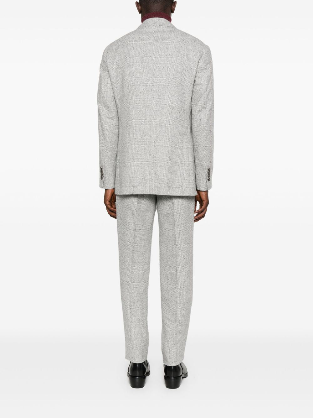 Brunello Brunello Cucinelliは灰色のドレスを着ています - Image 4