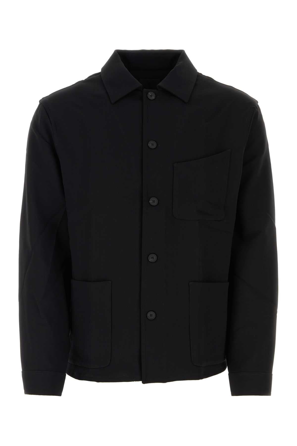 Givenchy Givenchy Black Wool Blend Shirt - Image 4
