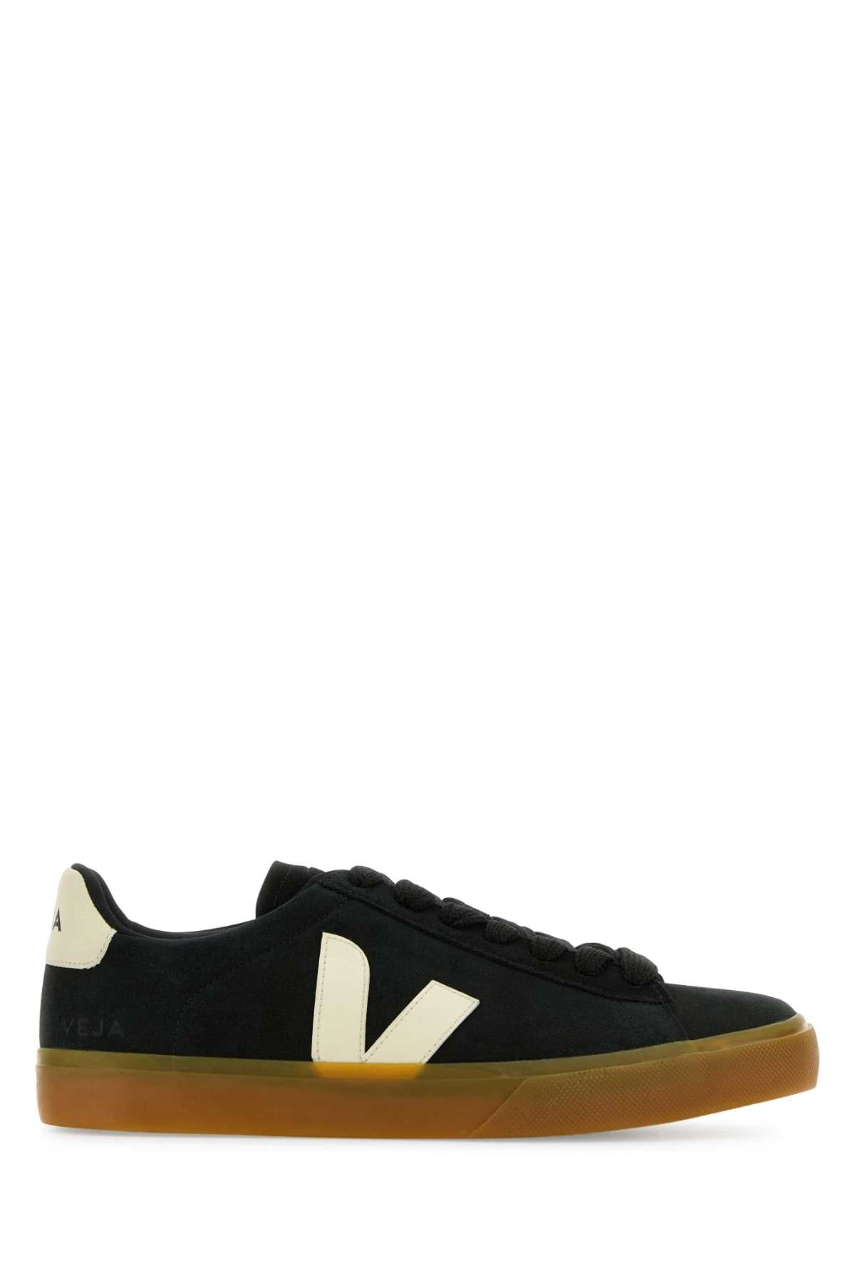 Veja Veja Black Suede Campo Sneakers - Image 4