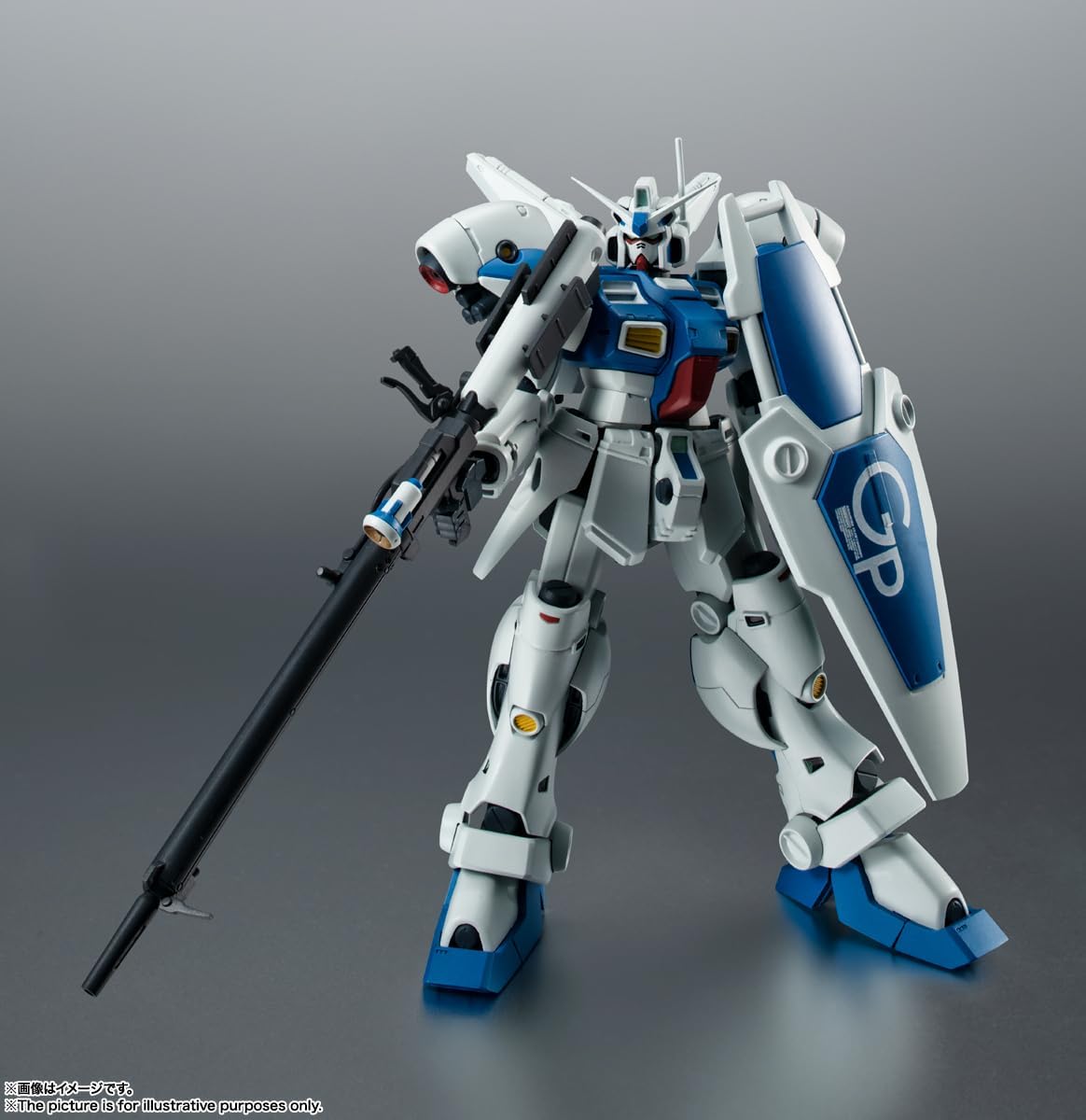 TAMASHII NATIONS ROBOT魂 Mobile Suit Gundam 0083 STARDUST MEMORY RX-78GP04G, Gundam Prototype #4 Gerbera Ver. A.N.I.M.E., Approx. 4.9 inches (125 mm), PVC & ABS Painted Movable Figure