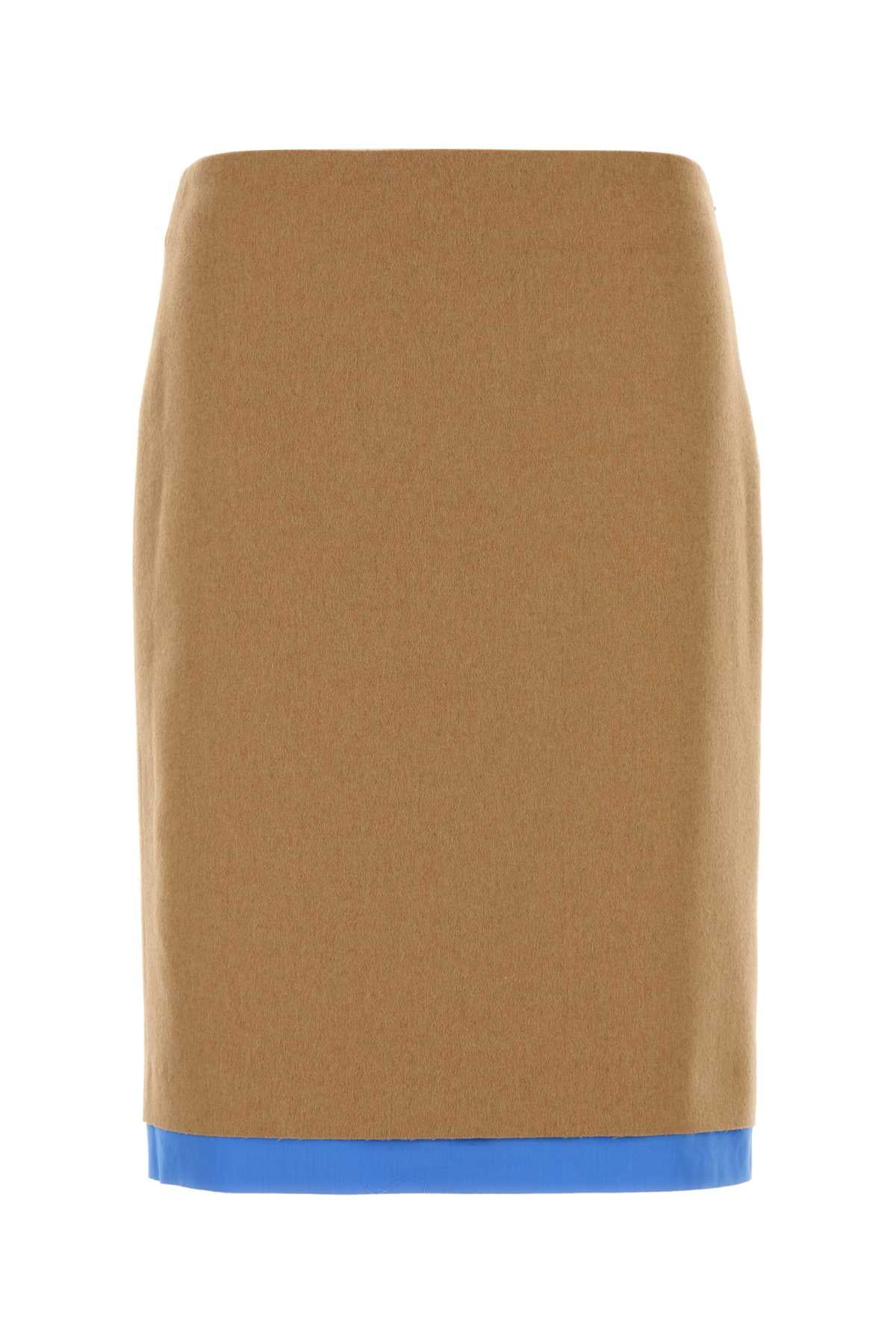Miu Miu Miu Beige Camel Skirt - Image 4