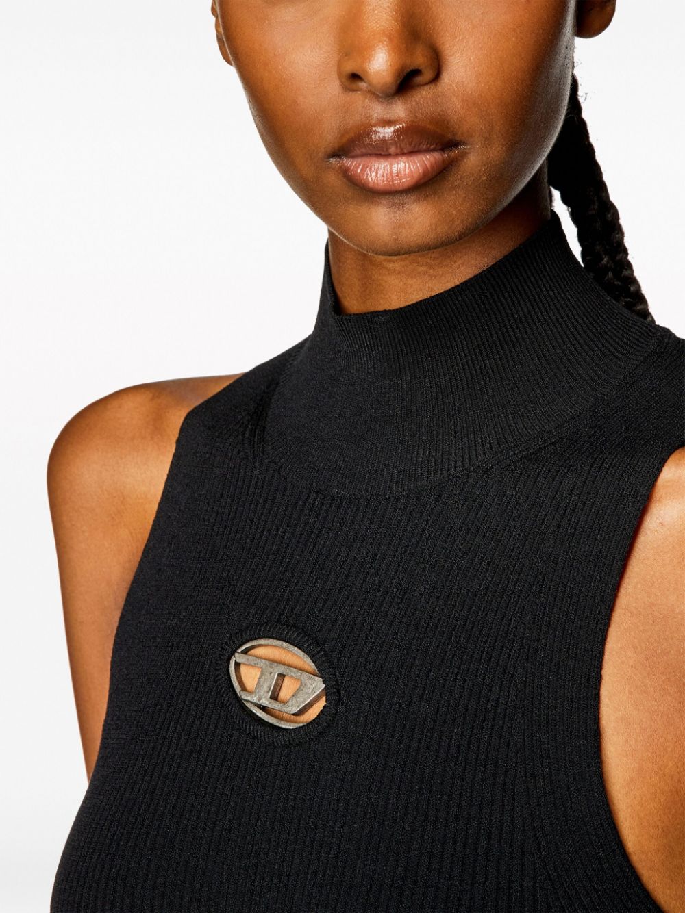 Diesel ディーゼルロゴタートルネックミニドレス - Image 4