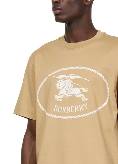 BURBERRY Cotton t-shirt with EKD badge - Image 4