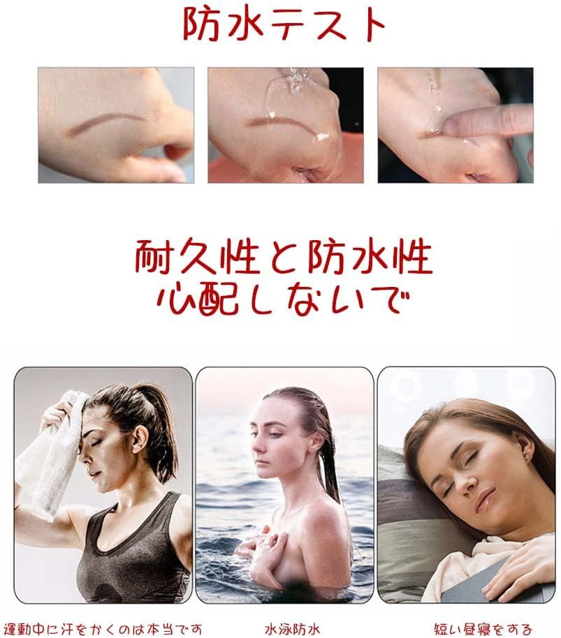 New Feeling Natural Eyebrow 4 Claw Eyebrow Pen, Fine Smooth Brush Head, Clear and Vivid Fork Shape Brush, Liquid Blow, Easy to Carry and Wipe, 4 Heads, 4 Tip Precision Eyebrow Pencil, 4 Tip Eyebrows,