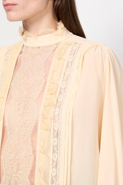 VALENTINO GARAVANI クレープデシン製 長袖ブラウス - Image 4