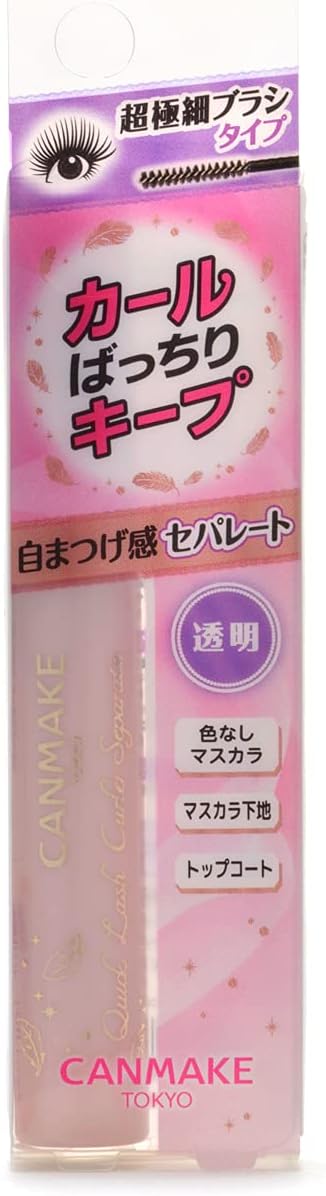 Canmake Quick Lash Curler Separates 01 Clear Mascara 4 Grams (x1)