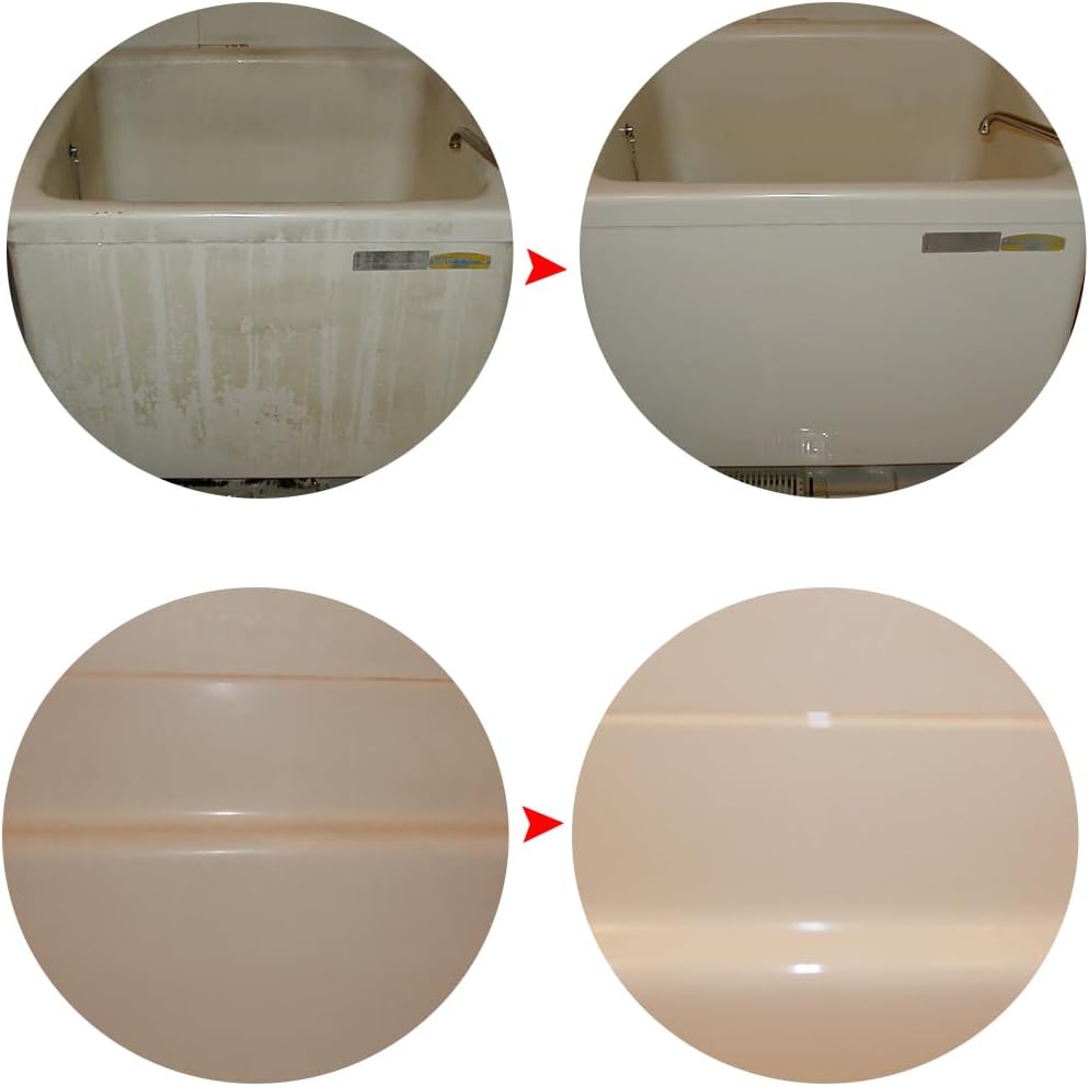 Bath Craftsman 16.9 fl oz (500 ml) Bath Sponge Set, Stubborn, Bath, Dirt, Water Scale, Removal, Cleaner, Cleaner, Detergent, Made in Japan (Blue)