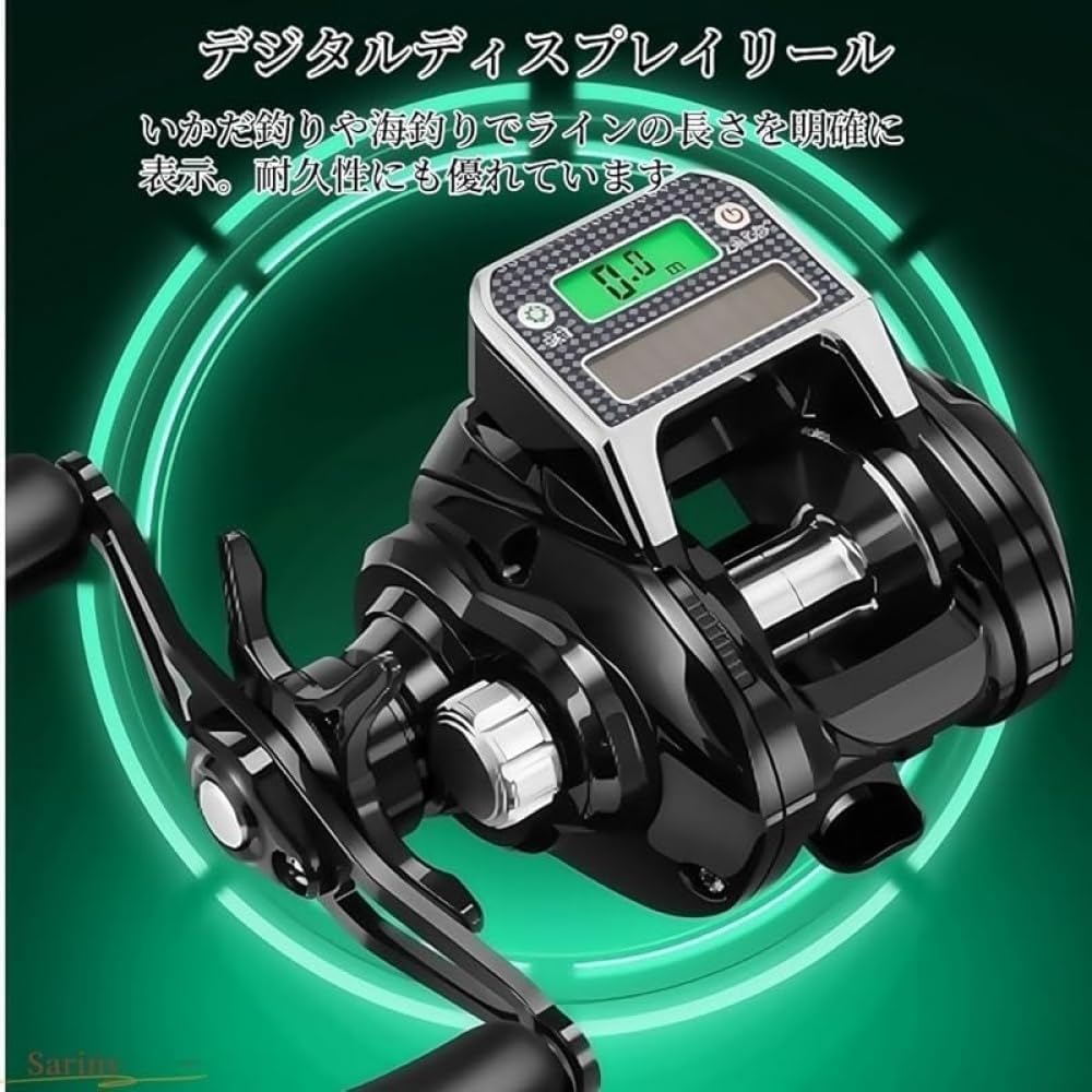 10 Speed Strong Magnetic Brakes Electric Baitcasting Reel with Super Drag Power Perfect for Saltwater and Freshwater Fishing with Max Drag for Wildlife and Long Raft Fishing Reels