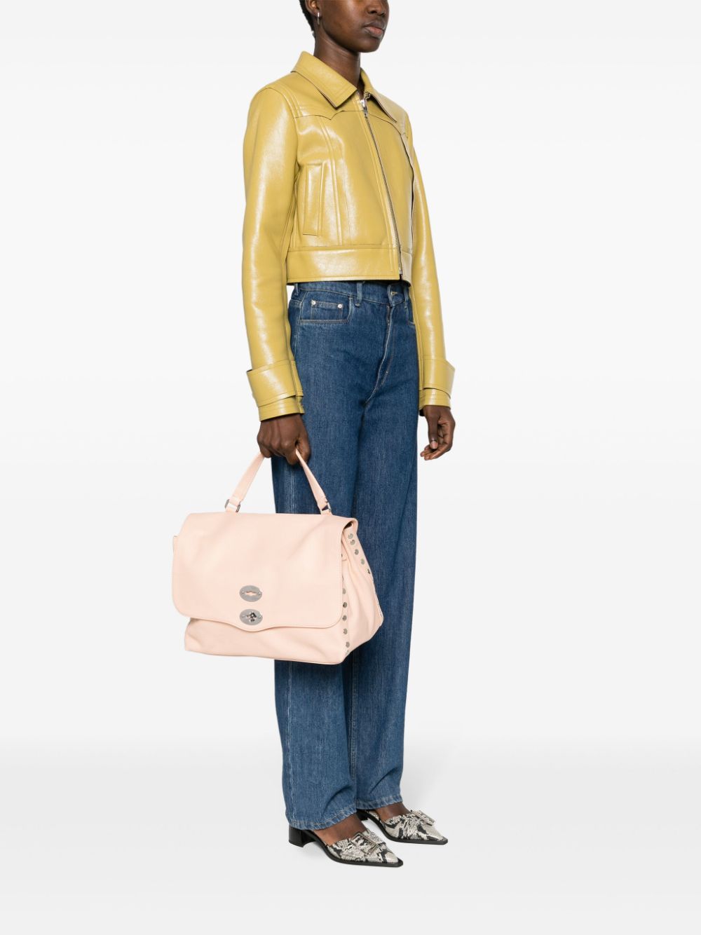 Zanellato Zanellato Postina M 毎日のレザーハンドバッグ - Image 4