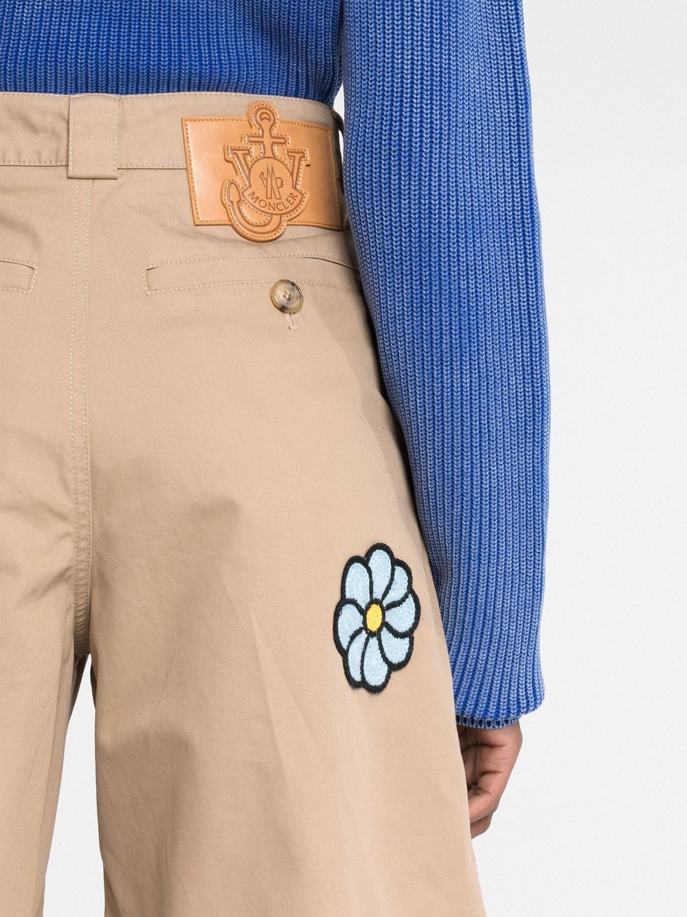 Moncler モンクレールカプセルパッチ付きコットンショーツ - Image 4