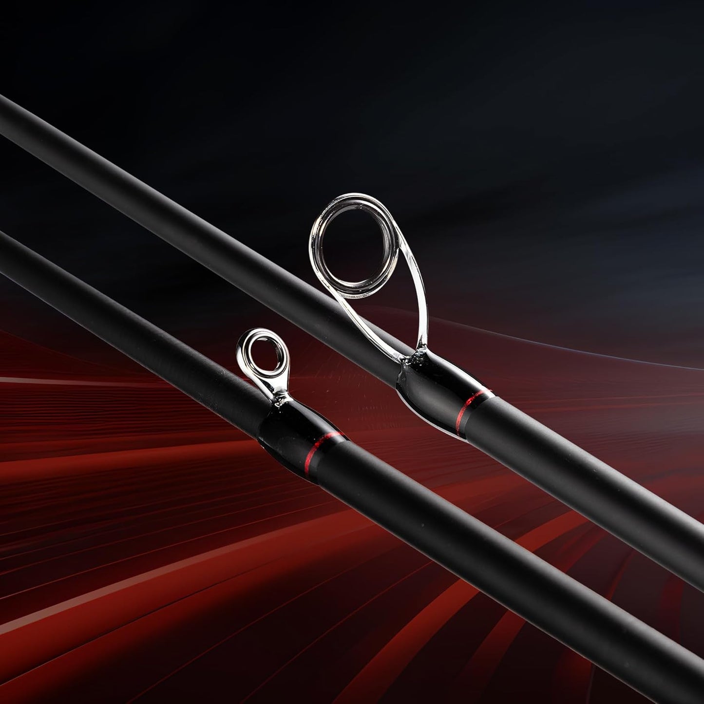 EOW XPEDITE LITE ポータブル伸縮釣り竿&コンボ、スピニング&キャスティングフィッシングポール、24Tカーボンロッドブランク、ソリッドカーボンチップ、スプリットコルクグリップ、トラベルロッド、コンボ 5+1BBスピニングリール付き