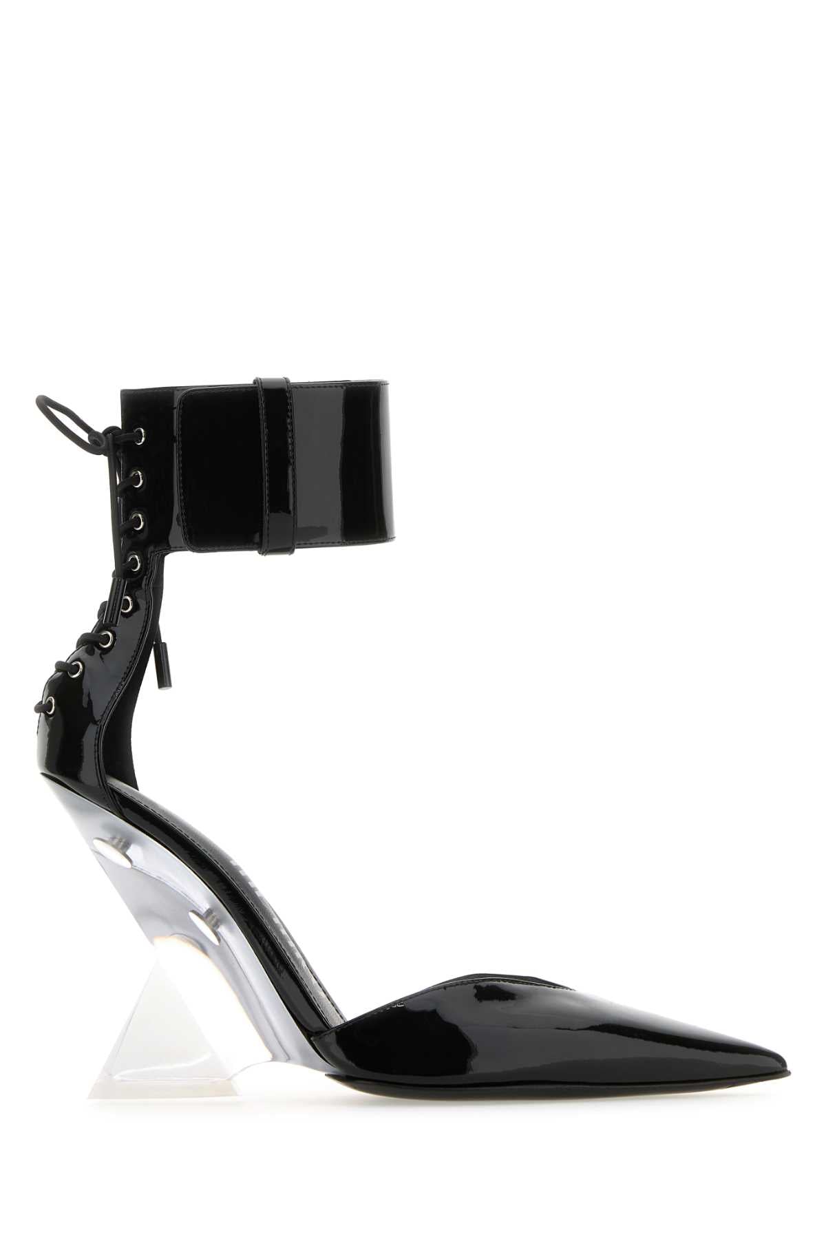 The Atticoブラックレザーモーガンポンプ - Image 4