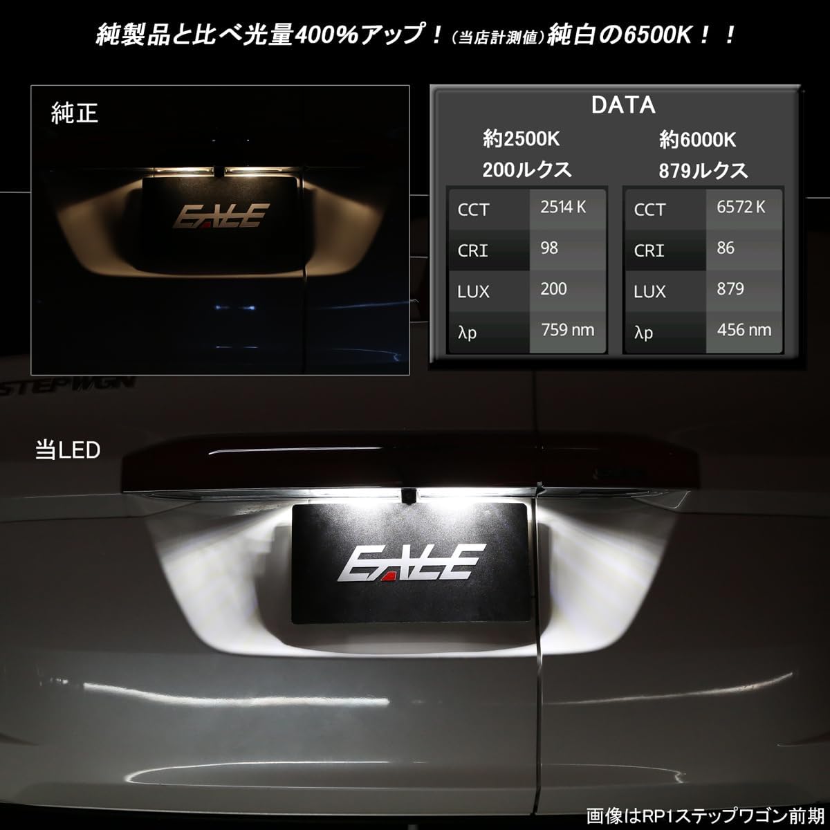 LED License Lamp Honda N Series JF1 JF2 JF3 JF4 N Box N-Box Custom Plus JG1 JG2 JG3 JG4 N-ONE JH1 JH2 JH3 JH4 N Wagon N-WGN HM1 HM2 Vamos License Plate Light