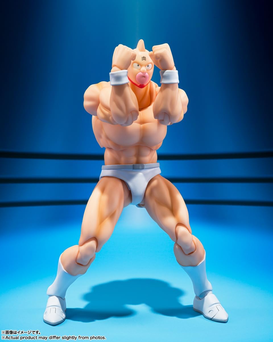 BANDAI SPIRITS S.H. Figuarts Kinnikuman - Perfect Superman Progenitor Edition, Approx. 6.1 inches (155 mm), PVC & ABS Pre-painted Action Figure