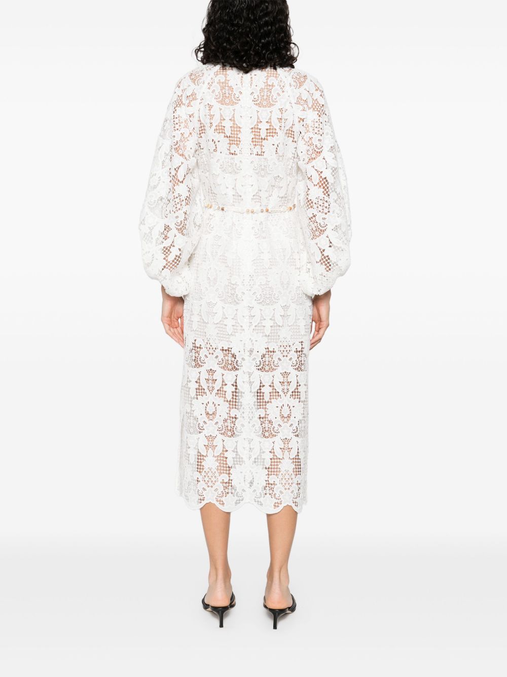 Zimmermann ZIMMERMANN COCO LACE MIDIドレス - Image 4