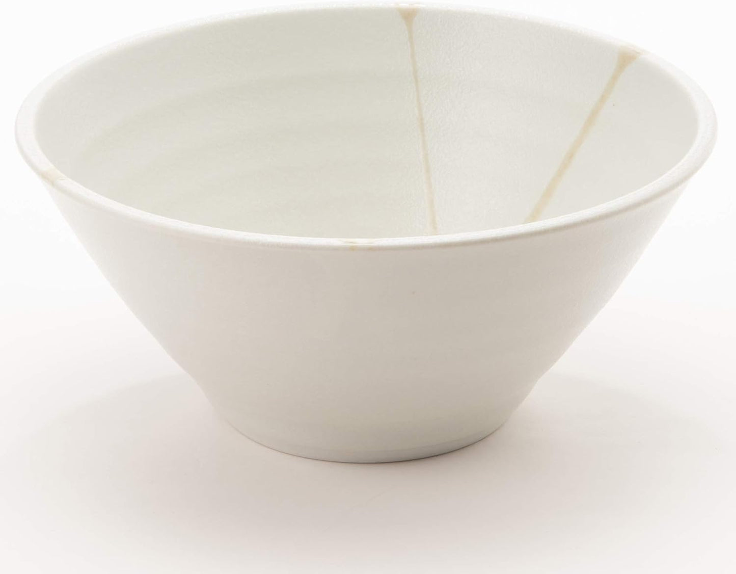 Minoyaki Ramen Bowl / Donburi Bowl Splatted Perpendicular Bowl