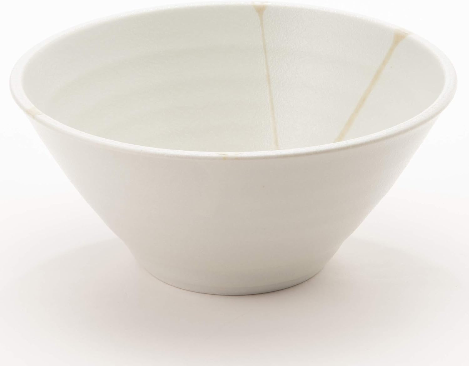 Minoyaki Ramen Bowl / Donburi Bowl Splatted Perpendicular Bowl