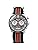 Seiko SSB403P1 Men's Chronograph Quartz Wristwatch, Gray Dial, Multi-Color Nylon Strap
