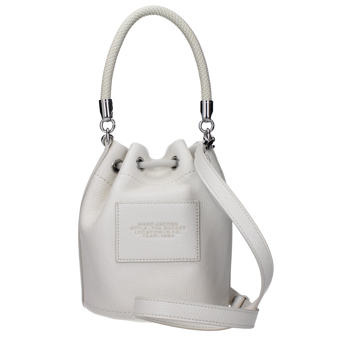 Marc マークジェイコブスハンドバッグ女性レザーホワイト/コットン - Image 4