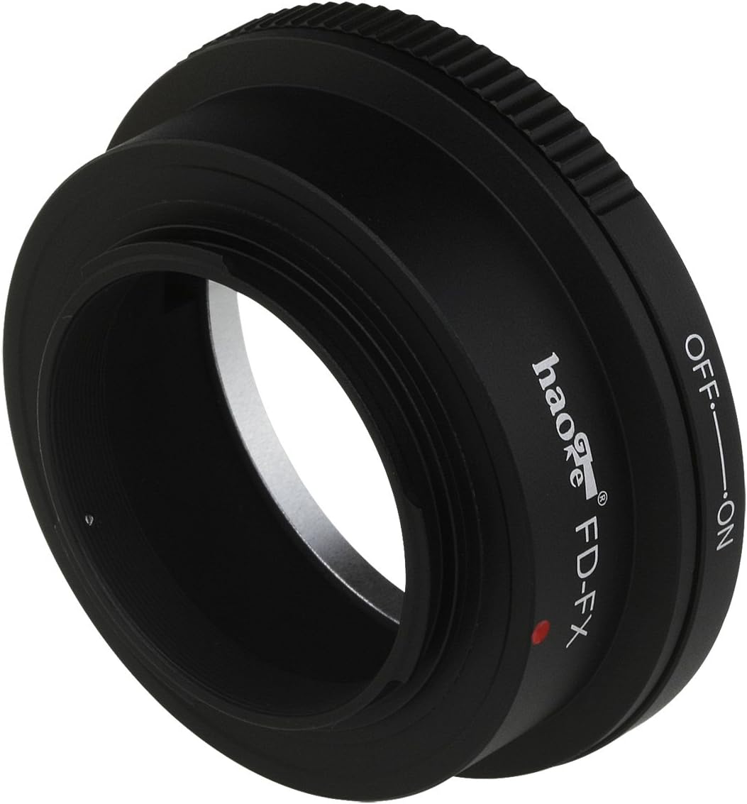 Haoge Lens Mount Adapter for Canon FD Lens to Fujifilm x-a1, x-a2, x-a3, x-a10, x-e1, x-e2, x-e2s, x-m1, x-pro1, x-pro2, x-t1, x-t2, x-t10, x-t20