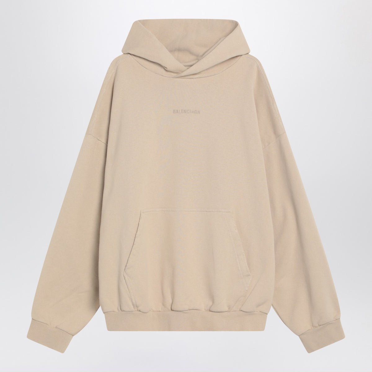 Balenciaga Balenciaga Beige New Balenciagaバックスウェットシャツ - Image 4
