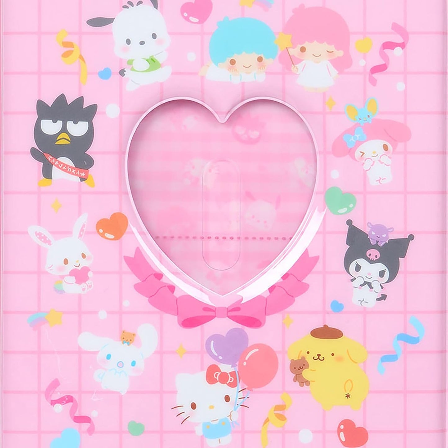 Sanrio (SANRIO) L-size Photo Pocket Album (Enjoy Idol) Sanrio Characters PVC Approximately Width 18 x Depth 3.3 x Height 22 cm 6-Hole Type Sheet 12 (48 Pockets) Binder 493716