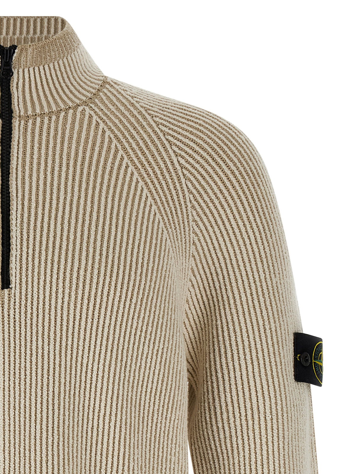 Stone Stone Island Ribbed Cardigan - Image 4