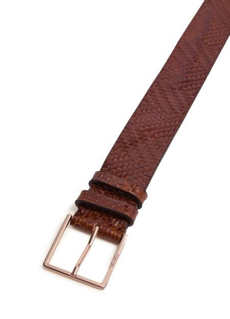 MAX MARA Braided leather belt - Image 4