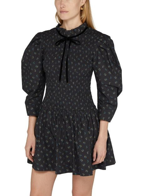 GANNI プリント入り コットン製 スモックドレス - Image 4