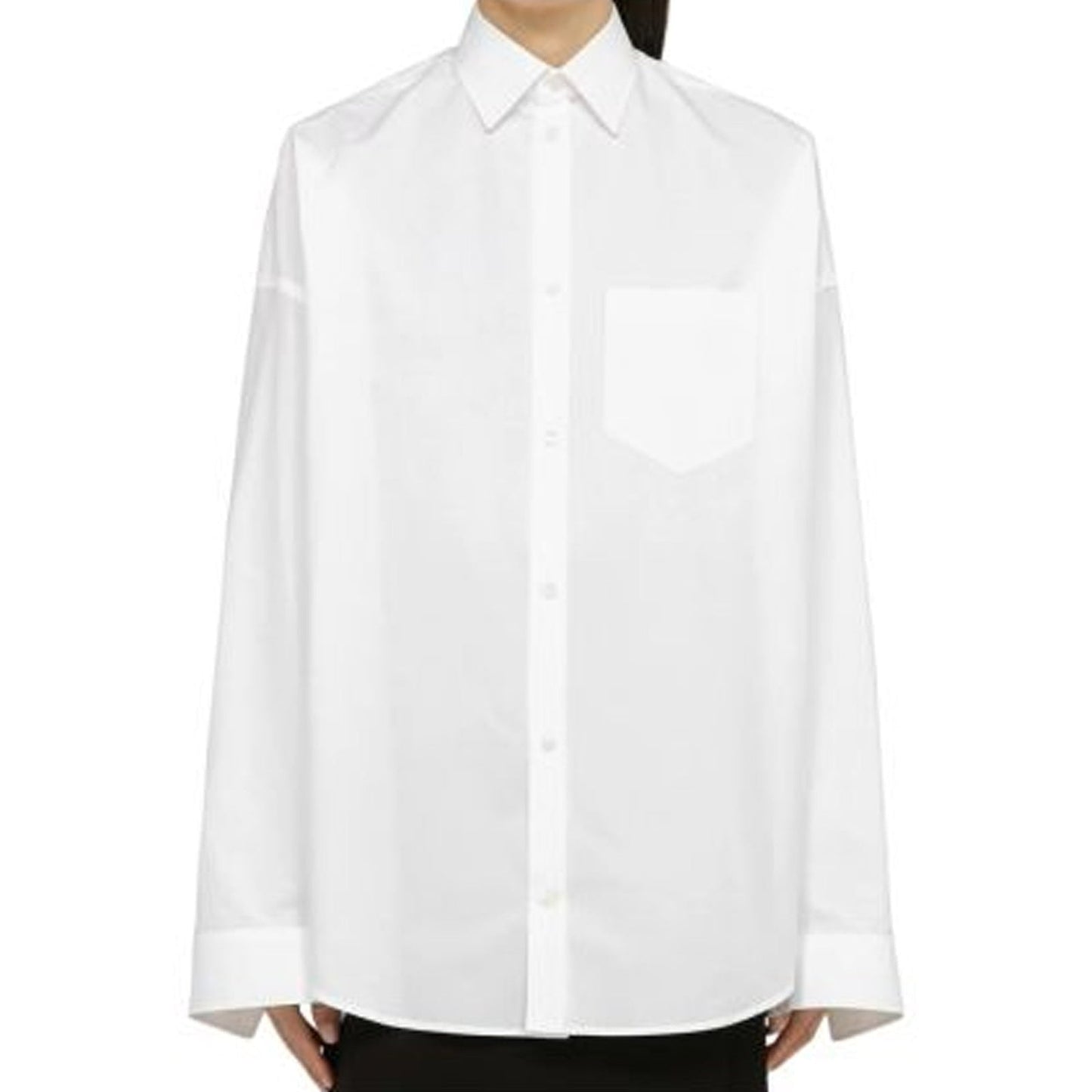 Balenciaga Poplin特大シャツ - Image 4