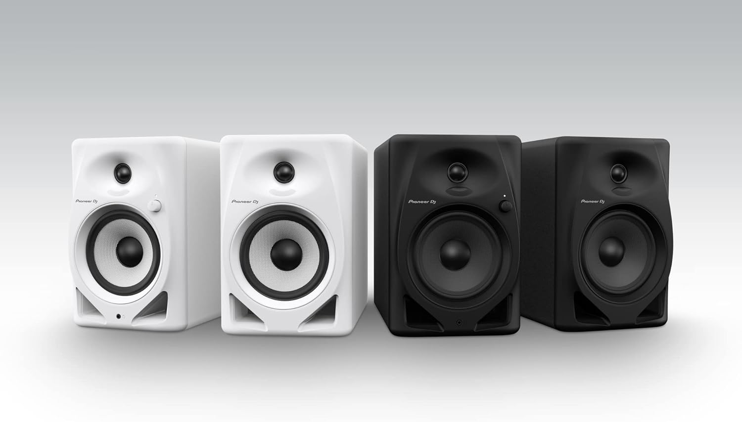 Pioneer DJ 5" 2-Way Active Monitor Speaker DM-50D-W (White) White
