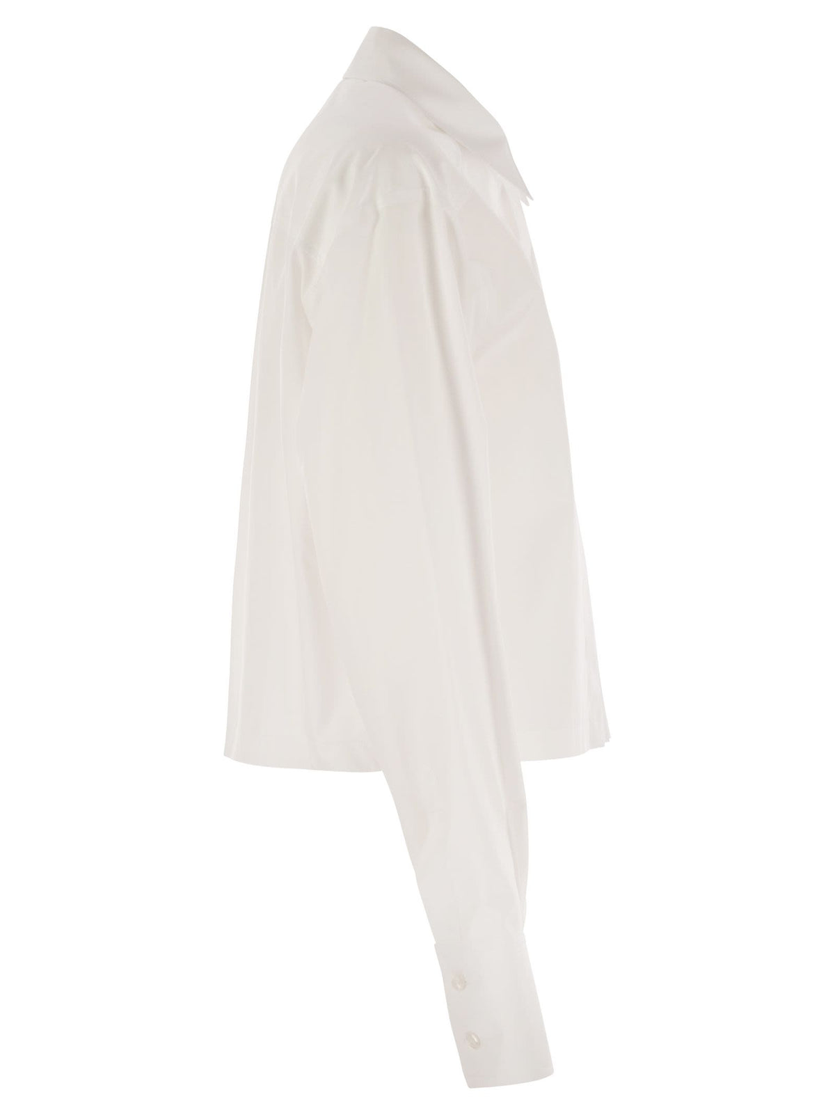 Sportmax プリーツのあるSportMax Deborah Boxy Shirt - Image 4