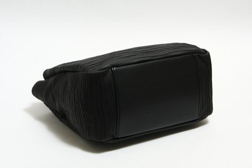 Hasegawa Pleated Processed Kimono Western Style Handbag (Red, Gray, Black) M/S Made in Japan