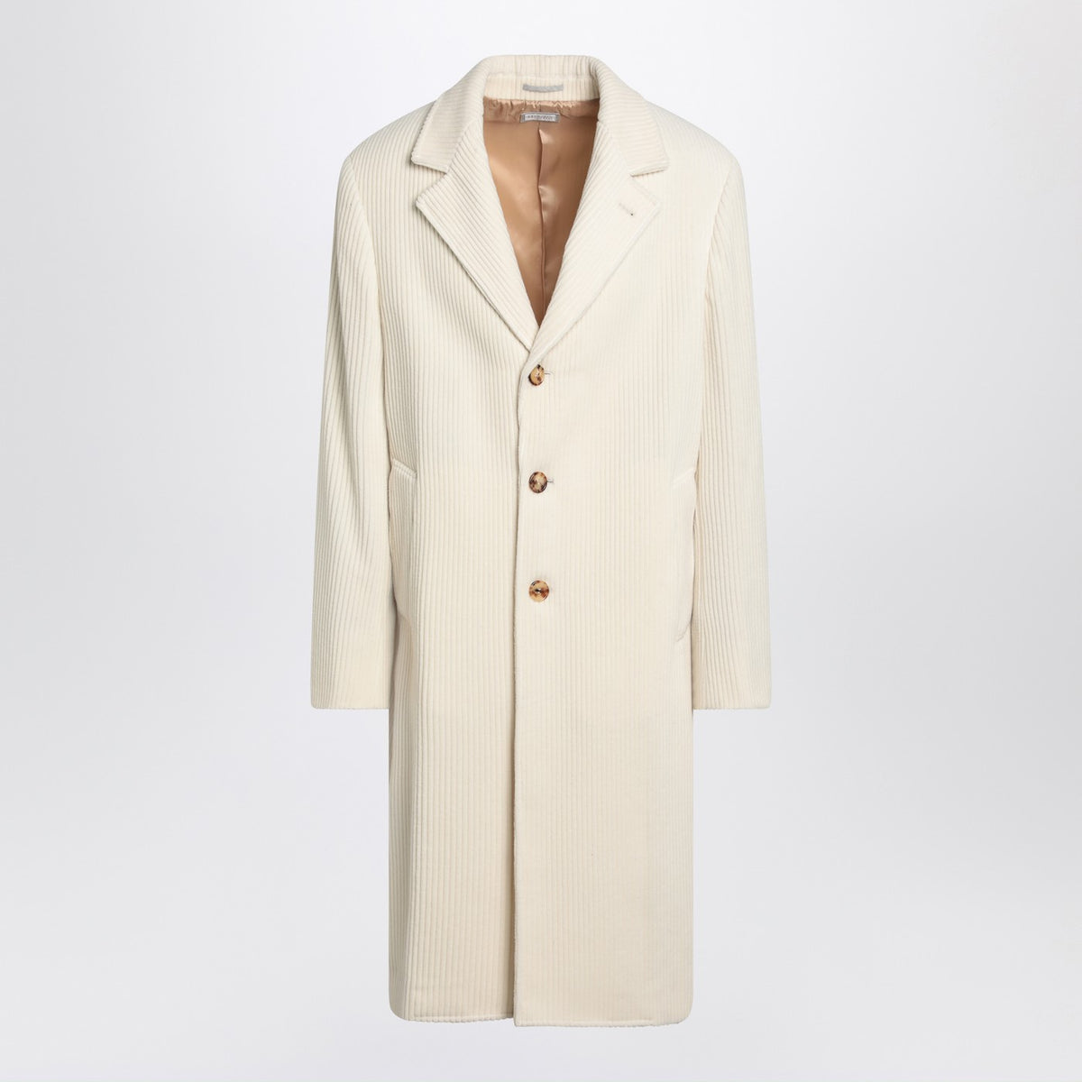 Brunello Brunello Cucinelli Ivory Corduroyコート - Image 4