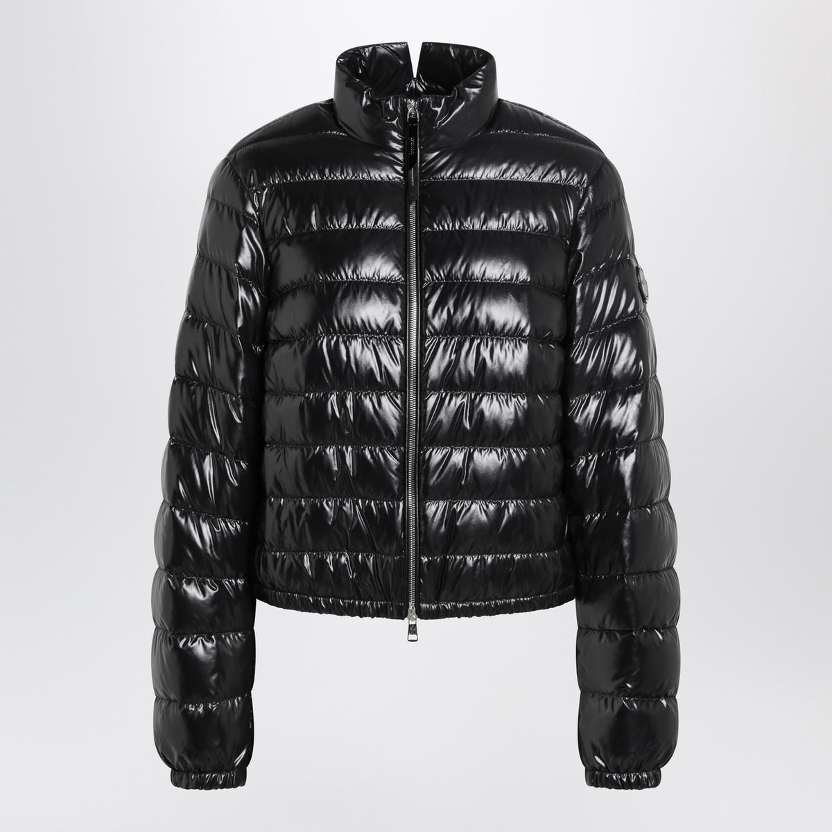 Moncler モンクラーxエドワードエンニンフルブラックシャイニーナイロンダウンジャケット - Image 4