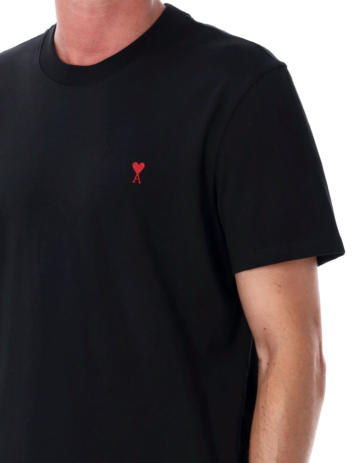 Ami アミパリTシャツとポロスブラック - Image 4