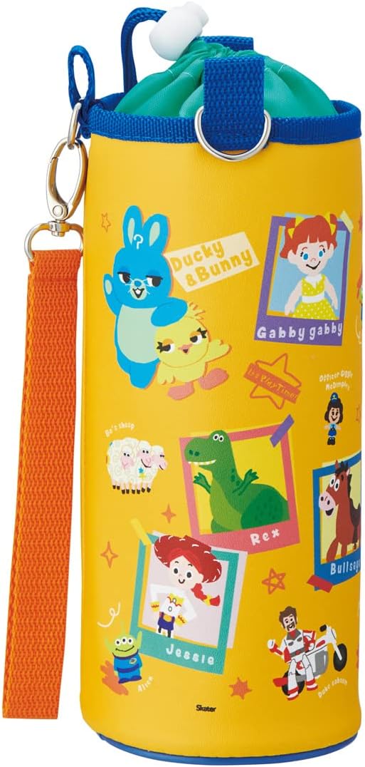 Skater Bottle Cover, Water Bottle Case, Children's Bottle Case, Plastic Bottle Cover, Multi-Size, Disney Toy Story 23, Boy, PVPF7-A