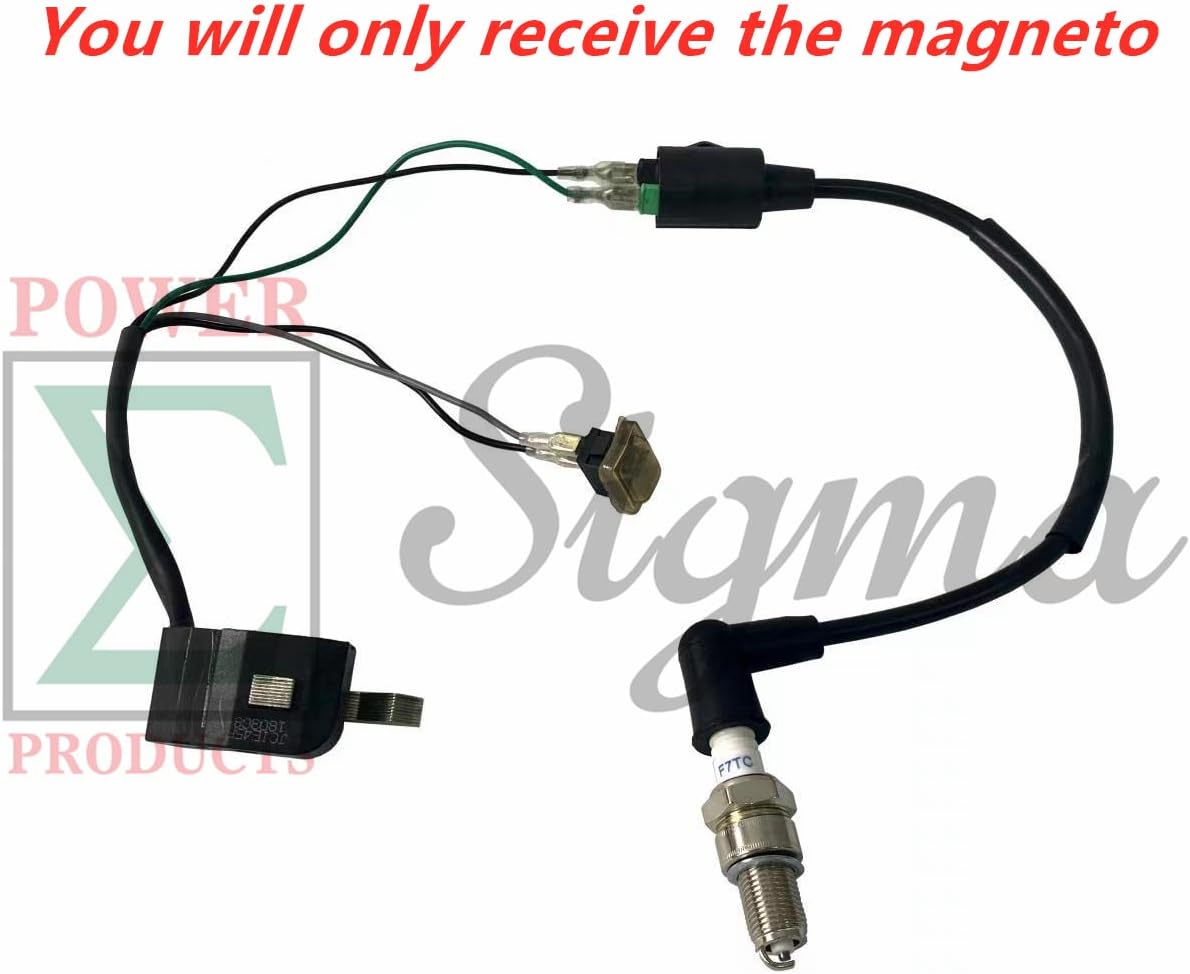 Magnto W/CDI Integrated Tailgater Storm CAT 63CC 900W All Power USA APG3004 APG3004A APG3004D Pulser PG1202S 72CC 900 1200 Watt 2HP 2-Cycle Gas Generator