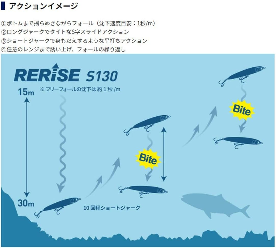 マリア(Maria) 青物 ペンシルベイト リライズ S/SS 105mm/130mm/150mm