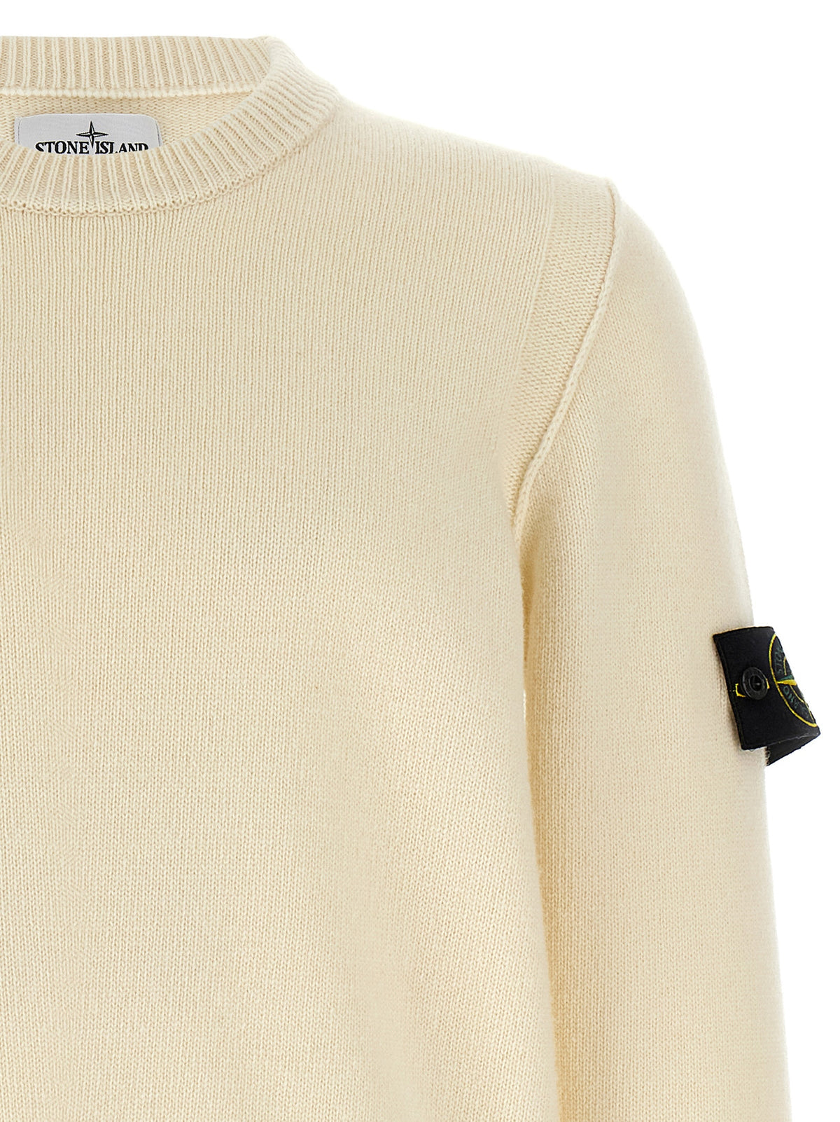 Stone Stone Island Logo Badge Sweater - Image 4