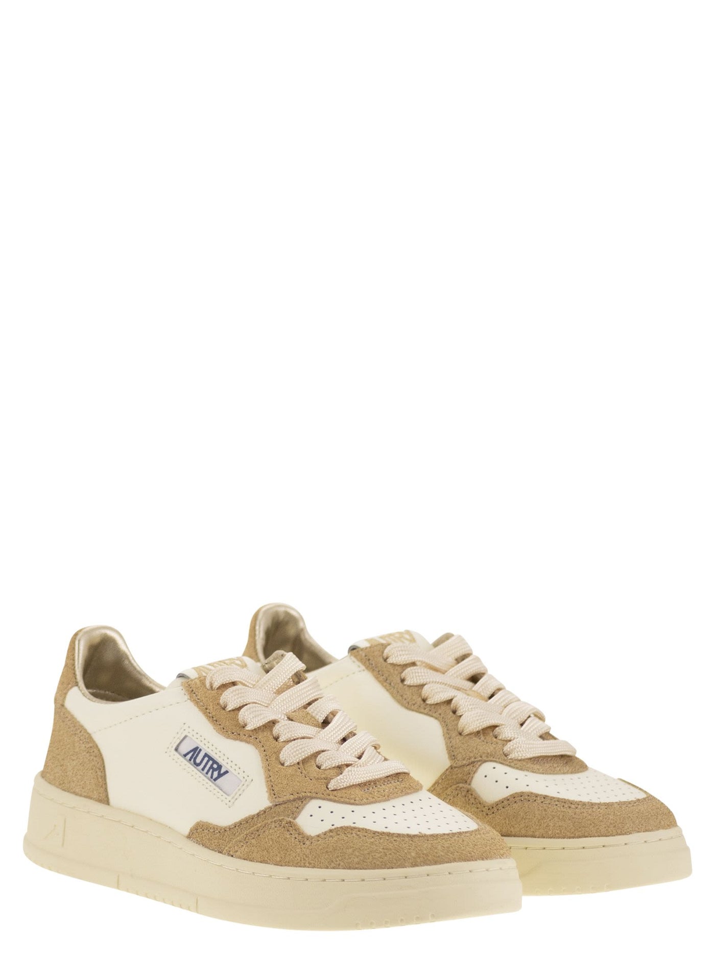 Autry Medalist Low Sneakers With Two Tone Glitter - Image 4