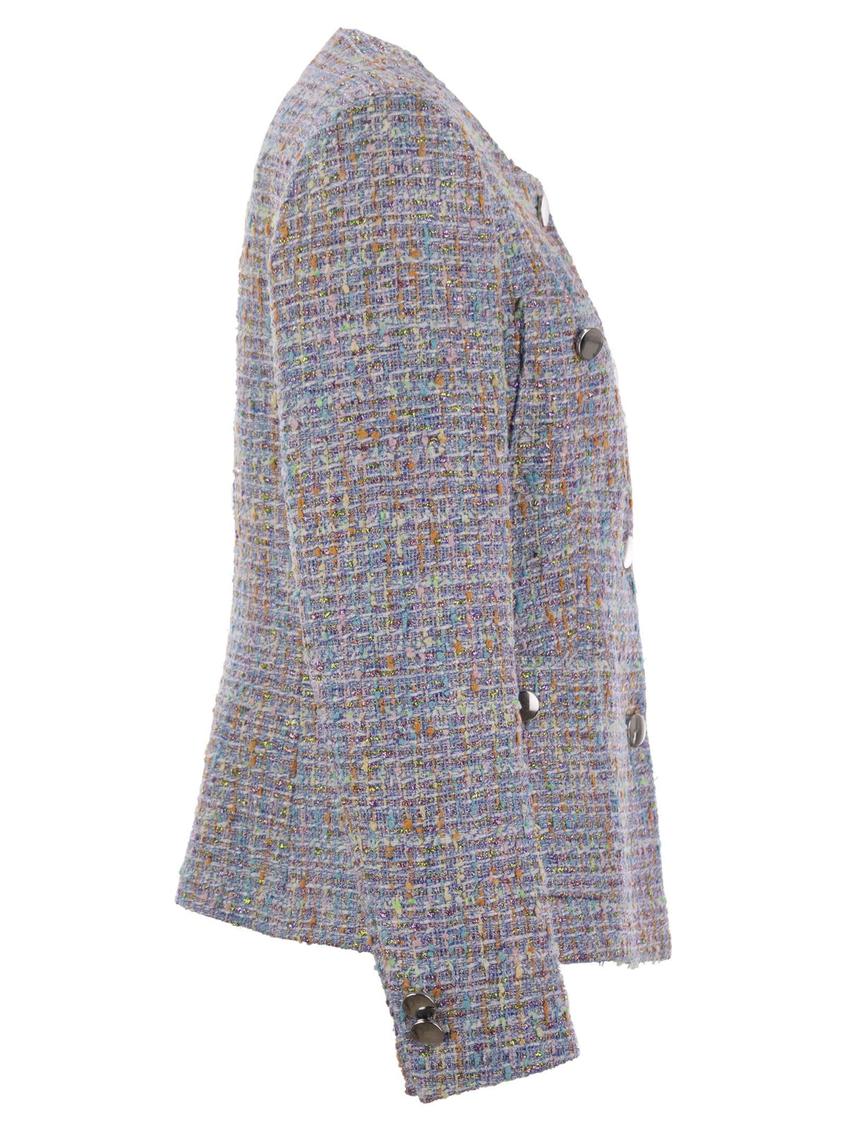 Tagliatore フロントポケット付きのTagliatoreクルーネックジャケット - Image 4