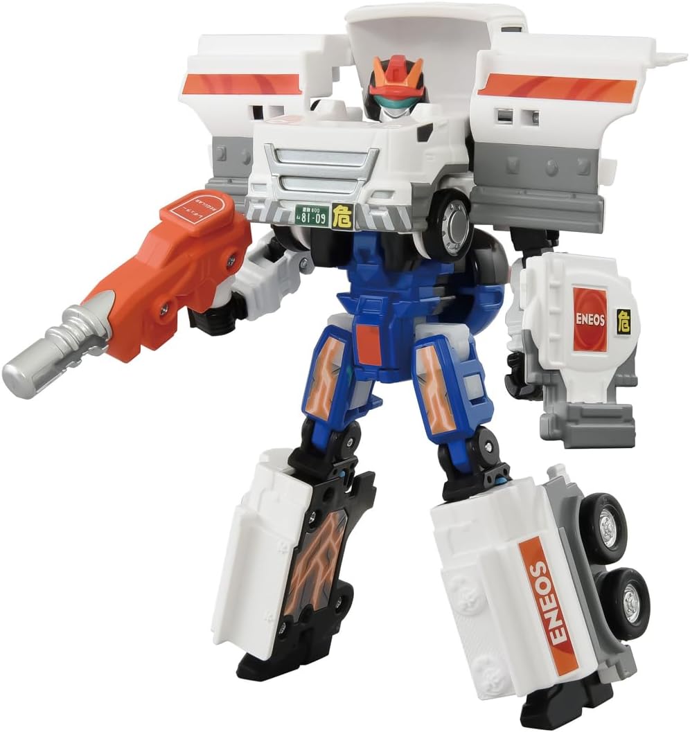 Takara Tomy Tomica Jobreiver TJB04 Standbreiver ENEOS Tank Lorry Mini Car Toy, Ages 3 and Up