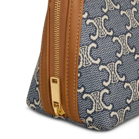 CELINE Clutch on chain in jacquard Triomphe all over - Image 4