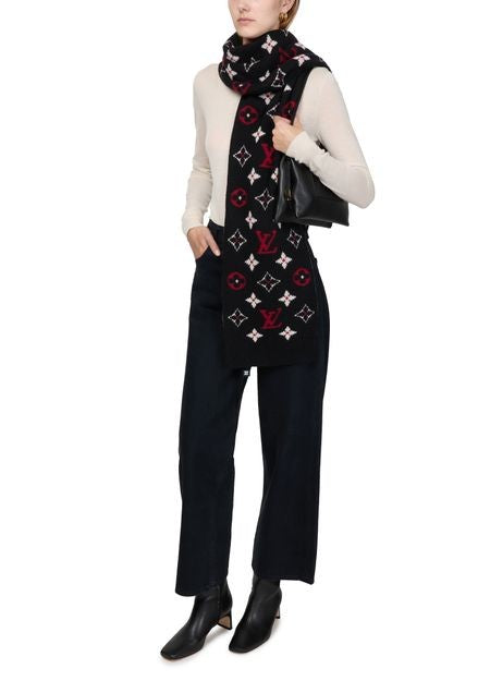 LOUIS VUITTON ダブルLV マフラー - Image 4